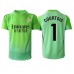 Real Madrid Thibaut Courtois #1 Keeper Borte Drakt 2025-26 Kortermet